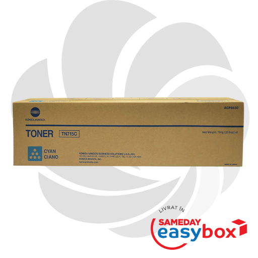 [ACP8450] TN-715 Cyan - Cartus toner original Konica Minolta pentru Bizhub C750i