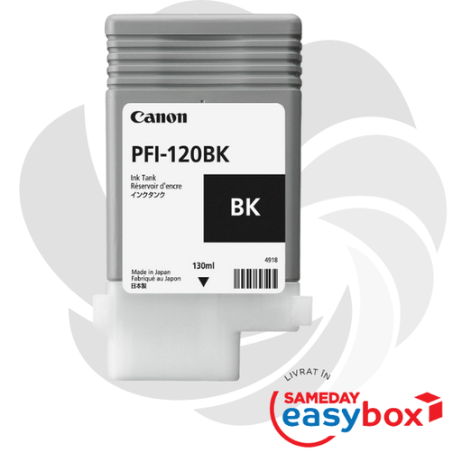 [2884C001AA] PFI-120 Matte Black - Cartus cerneala original Canon 130ml pentru TM-200 / TM-300