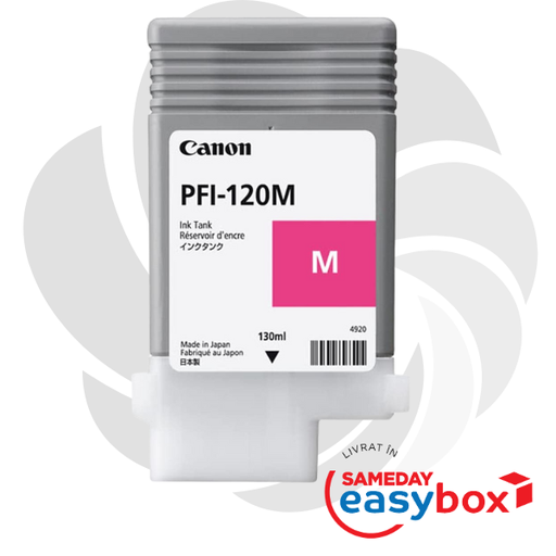 [2887C001AA] PFI-120 Magenta - Cartus cerneala original Canon 130ml pentru TM-200 / TM-300
