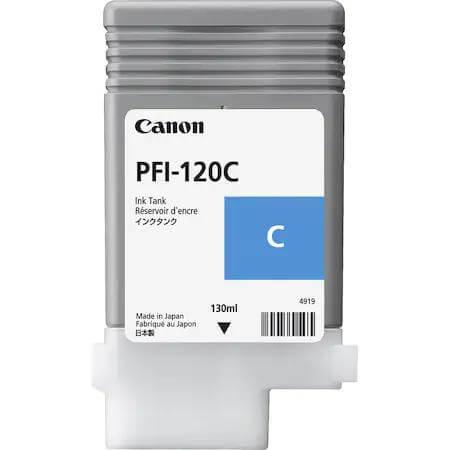 [2886C001AA] PFI-120 Cyan - Cartus cerneala original Canon 130ml pentru TM-200 / TM-300