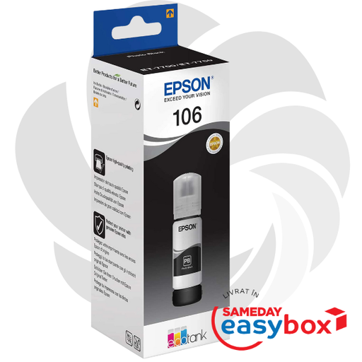 [C13T00R140] Epson 106 Black EcoTank - Flacon cerneala originala 