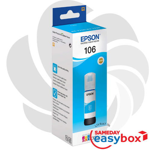 [C13T00R240] Epson 106 Cyan EcoTank - Flacon cerneala originala 