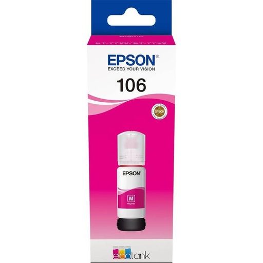 [C13T00R340] Epson 106 Magenta EcoTank - Flacon cerneala originala 