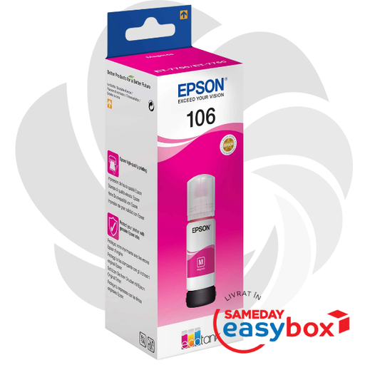 [C13T00R340] Epson 106 Magenta EcoTank - Flacon cerneala originala 