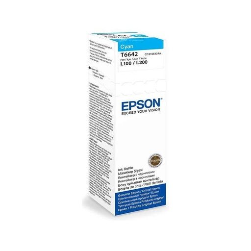 [C13T66424A] Epson T6642 Cyan - Flacon cerneala originala 