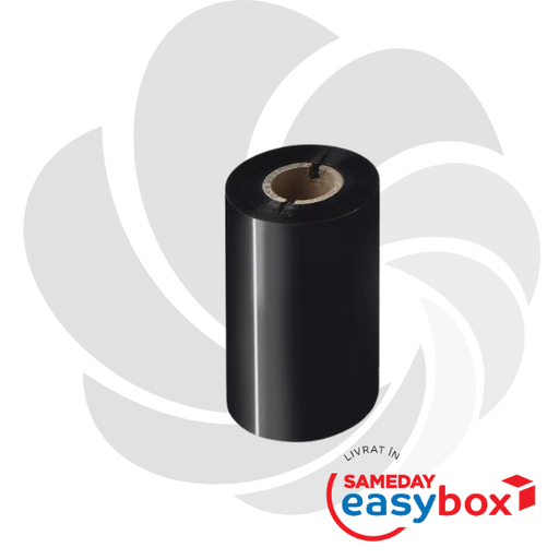 [BSS1D300060] Ribbon cu cerneala neagra si ceara/rasina standard pentru transfer termic BSS-1D300-060