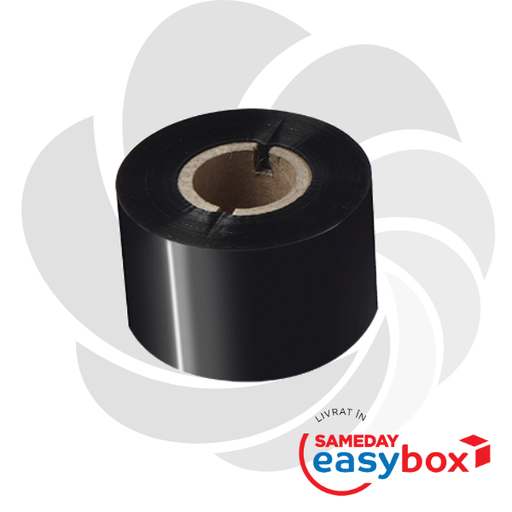 [BRS1D300060] Ribbon cu cerneala neagra si rasina standard pentru transfer termic BRS-1D300-060