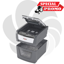 Distrugator documente automat REXEL OPTIMUM 45X, P4, cross-cut (confeti), 45 coli, cos 20l, negru-gri