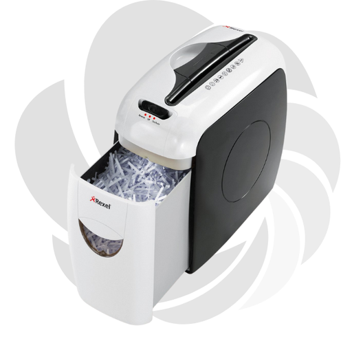 [2101941EU] Distrugator documente manual REXEL STYLE C/C, P4, cross-cut (confeti), 5 coli, cos 7.5l, negru-alb