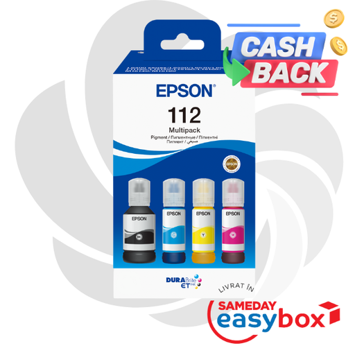 [RSPA/00555] Set cerneala Epson 112 EcoTank - 4 culori multipack 337 ml