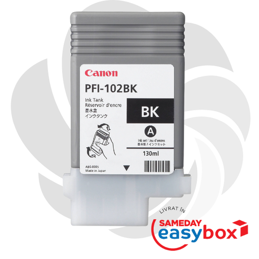 [0895B001AA] PFI-102B Black - Cartus cerneala original Canon