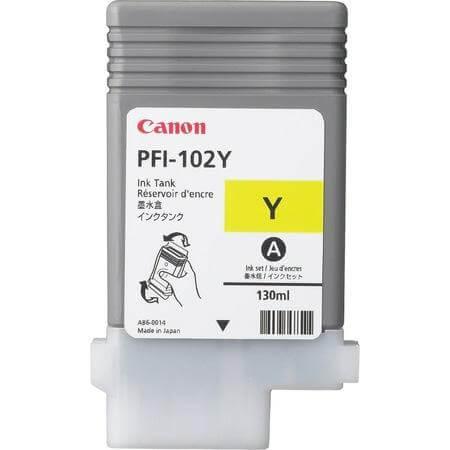 [0898B001AA] PFI-102Y Yellow - Cartus cerneala original Canon