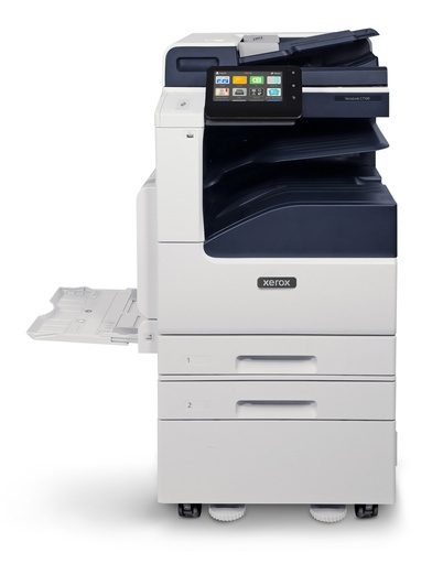 [SET-C7130] Xerox® VersaLink® C7130 + DADF Single Pass + Stand mobil + Tonere Start - Multifunctional laser A3 color cu 2 casete hartie