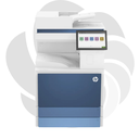 HP LaserJet E786DN + Alimentator de documente + Stand mobil 6GW54A + Set tonere CMYK W915 - Multifunctional A3 Color