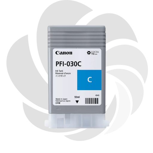 [4549292132939] PFI-030C Cyan – Cartus cerneala originala Canon 55 ml pentru TM-240 / TM-340