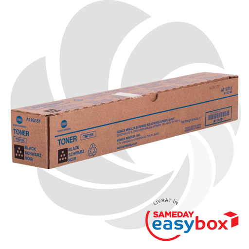 [A11G151] TN-216 Black - Cartus toner original Konica Minolta pentru Bizhub C220 / Bizhub C280