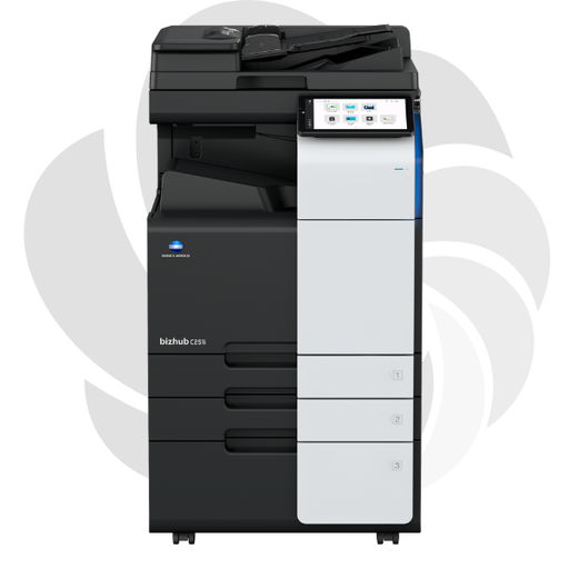 [SETVZC251IDF632] Konica Minolta Bizhub C251i + Alimentator Documente RADF  + Stand Mobil + Set tonere CMYK - Instalare Gratuita