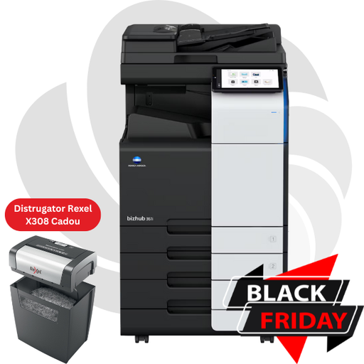 [SETVZ361iDF632] Konica Minolta Bizhub 361i + Alimentator Documente RADF + Stand Mobil + Toner - Instalare Gratuita