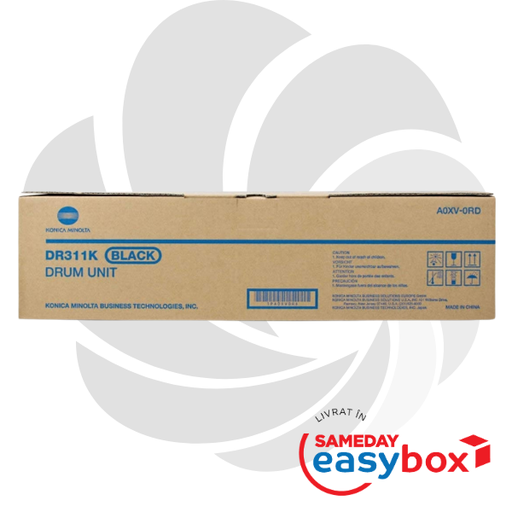 [A0XV0RD] DR-311 Black - Drum Unit original Konica Minolta pentru Bizhub C220 / Bizhub C280 / Bizhub C360