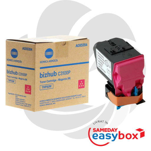 [A0X5354] TNP-50 Magenta - Cartus toner original Konica Minolta pentru Bizhub C3100P