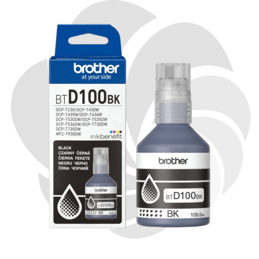 [BT100BK] BTD100BK - Flacon Cerneala Negru Original Brother - 7500 Pagini