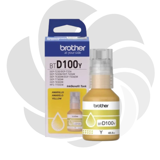 [BT100Y] BTD100Y - Flacon Cerneala Yellow Original Brother - 5000 Pagini