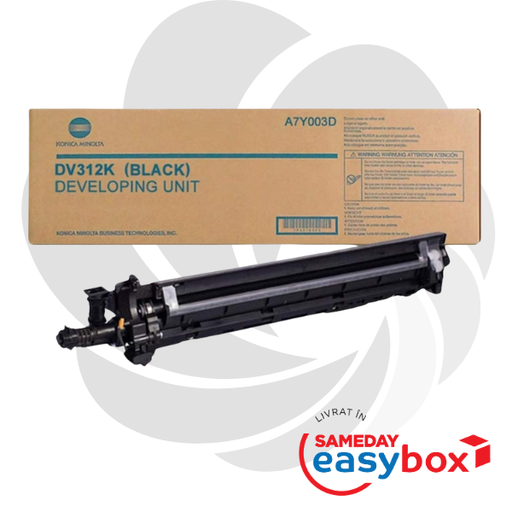 [A7Y003D] DV-312 Black - Unitate developare originala Konica Minolta pentru Bizhub  227 / Bizhub 287 / Bizhub 367