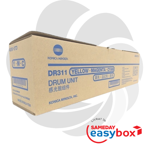 [A0XV0TD] DR-311 Yellow / Magenta / Cyan - Drum Unit original Konica Minolta pentru Bizhub C220 / Bizhub C280 / Bizhub C360
