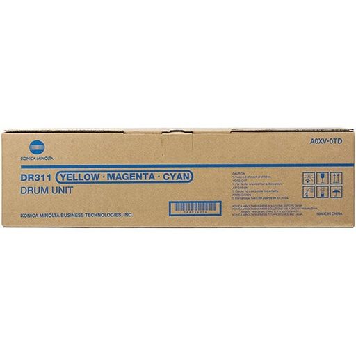 [A0XV0TD] DR-311 Yellow / Magenta / Cyan - Drum Unit original Konica Minolta pentru Bizhub C220 / Bizhub C280 / Bizhub C360