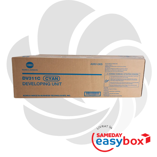 [A0XV0KD] DV-311 Cyan - Unitate Developare originala Konica Minolta pentru Bizhub C220 / Bizhub C280 / Bizhub C360