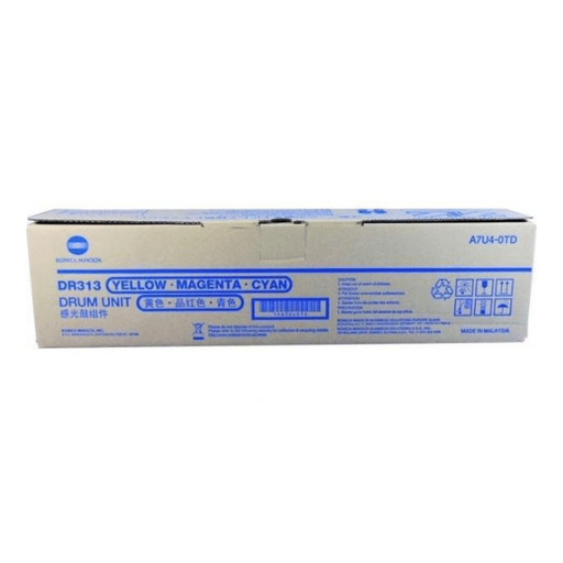 [A7U40TD] DR-313 Yellow / Magenta / Cyan - Drum Unit original Konica Minolta pentru Bizhub C258 / Bizhub C308 / Bizhub C368