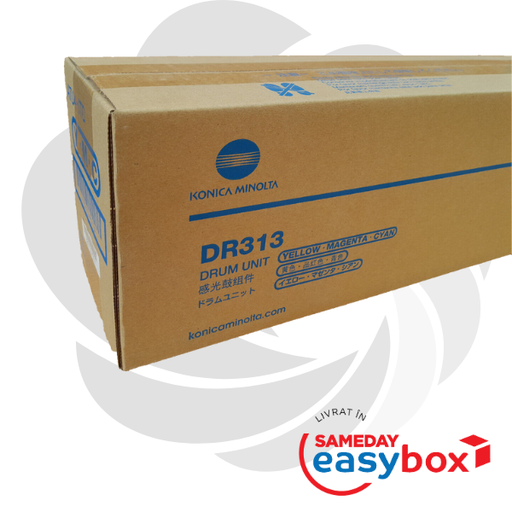 [A7U40TD] DR-313 Yellow / Magenta / Cyan - Drum Unit original Konica Minolta pentru Bizhub C258 / Bizhub C308 / Bizhub C368