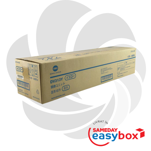 [A7U408D] DV-313 Yellow - Unitate Developare originala Konica Minolta pentru Bizhub C258 / Bizhub C308 / Bizhub C368