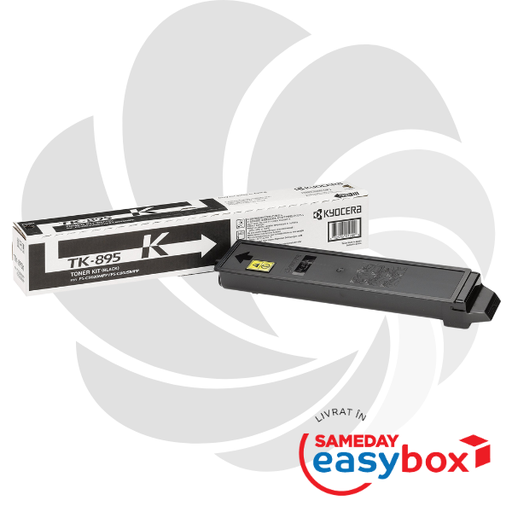 [1T02K00NL0] TK-895 Black - Cartus toner original Kyocera pentru FS-C8020MFP / C8025MFP / C8520MFP / C8525MFP
