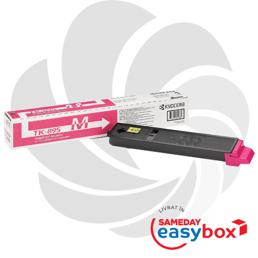 [1T02K0BNL0] TK-895 Magenta - Cartus toner original Kyocera pentru FS-C8020MFP / C8025MFP / C8520MFP / C8525MFP