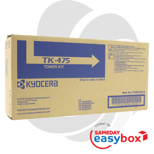 [1T02K30NL0] TK-475 - Cartus toner original Kyocera pentru FS-6025MFP / 6025MFP / FS-6030MFP / FS-6525MFP / FS-6530MFP