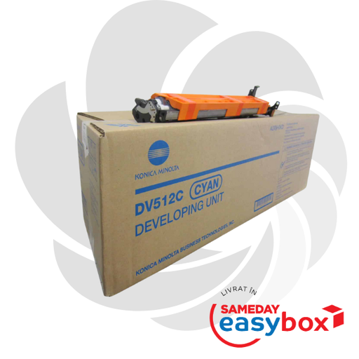 [A2XN0KD] DV-512 Cyan - Unitate Developare originala Konica Minolta pentru Bizhub C224e / Bizhub C284e / Bizhub C364e / Bizhub  C454e