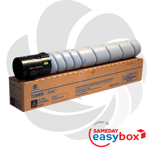[A9E815C] TN-514 Black - Cartus toner original Konica Minolta pentru Bizhub C458 / Bizhub C558 / Bizhub C658