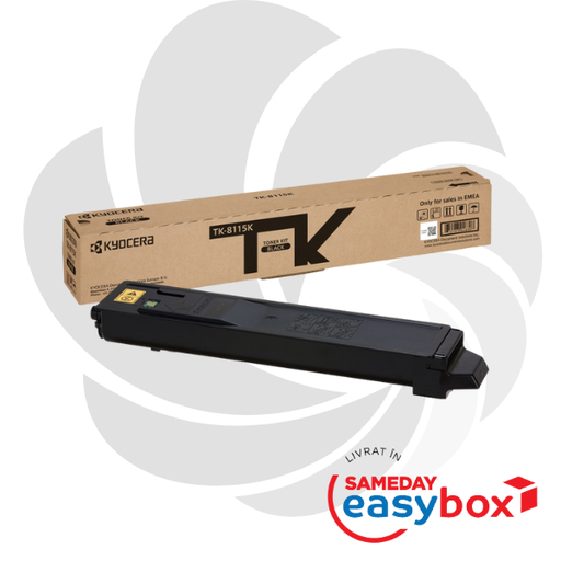 [1T02P30NL0] TK-8115 Black - Cartus toner original Kyocera pentru Ecosys M8124cidn / Ecosys M8130cidn