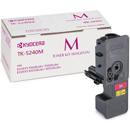[1T02R7BNL0] TK-5240 Magenta - Cartus toner original Kyocera pentru M5526cdn / M5526cdw / P5026cdn/ P5026cdw